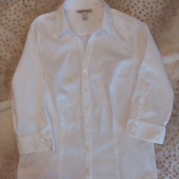 Dana Buchman White Blouse - Picture 3 of 5